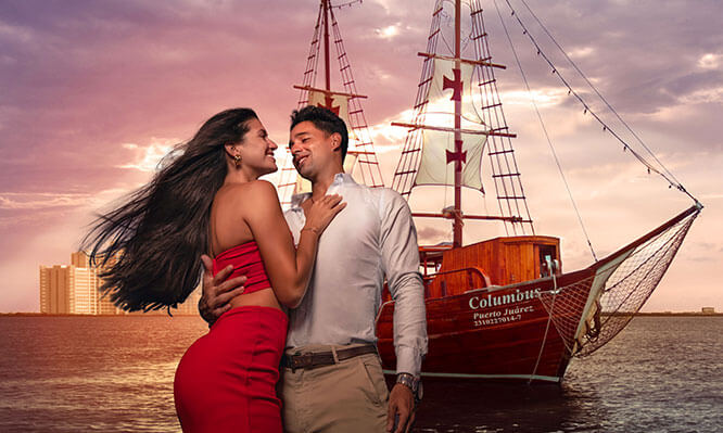Columbus Sunset Dinner Cruise Cancun